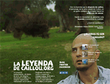 Tablet Screenshot of laleyendadecaillou.org